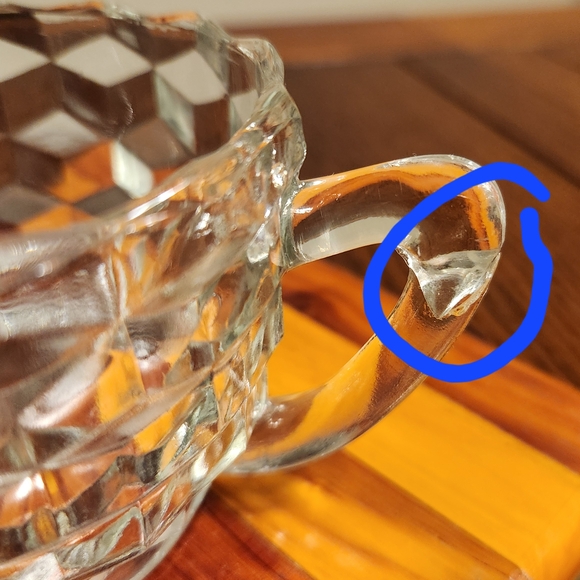 Fostoria Glass Sugar and Creamer W/ Serving Dish Set - Picture 9 of 15